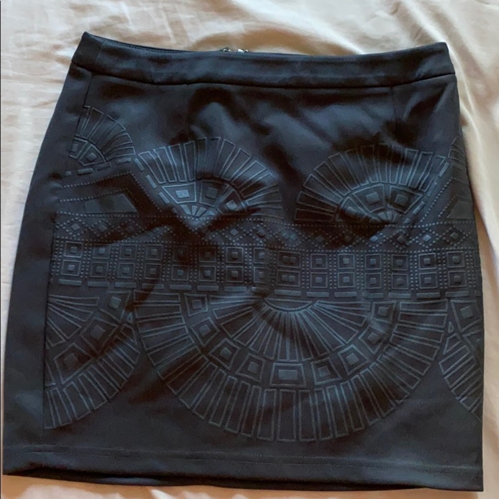 Dark grey pencil skirt